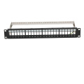 24port Patch Panel without keystone jack